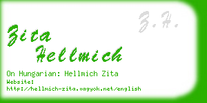 zita hellmich business card